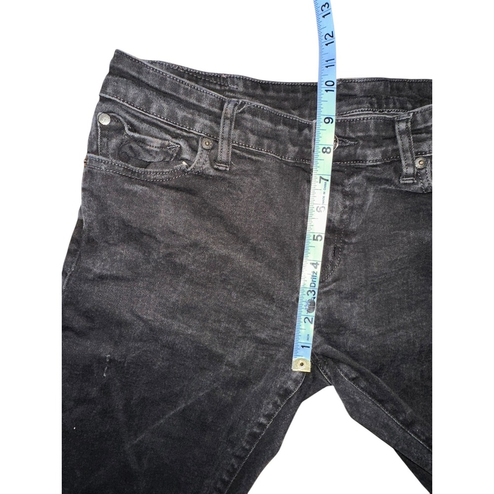 Denim & Supply Ralph Lauren Womens 30 Black Denim Jeans Morgan Crop 30x26 - Picture 5 of 10
